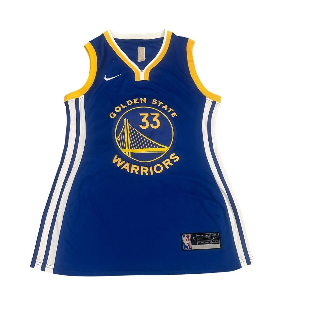Golden State Warriors Jersey Womens Small NBA Basketball James Wiseman 33 Nike